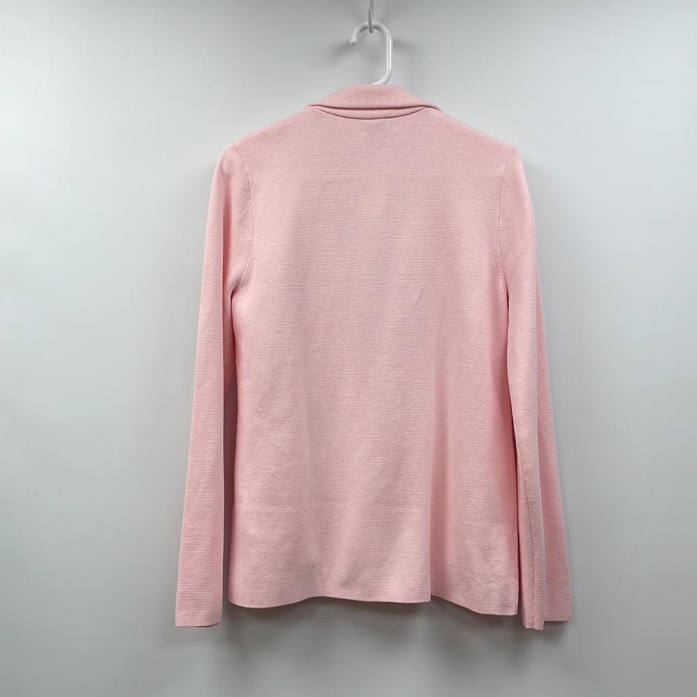 NWT J. Crew Schoolboy Single Breasted Sweater Blazer Knit Jacket Pink Medium - Picture 6 of 9